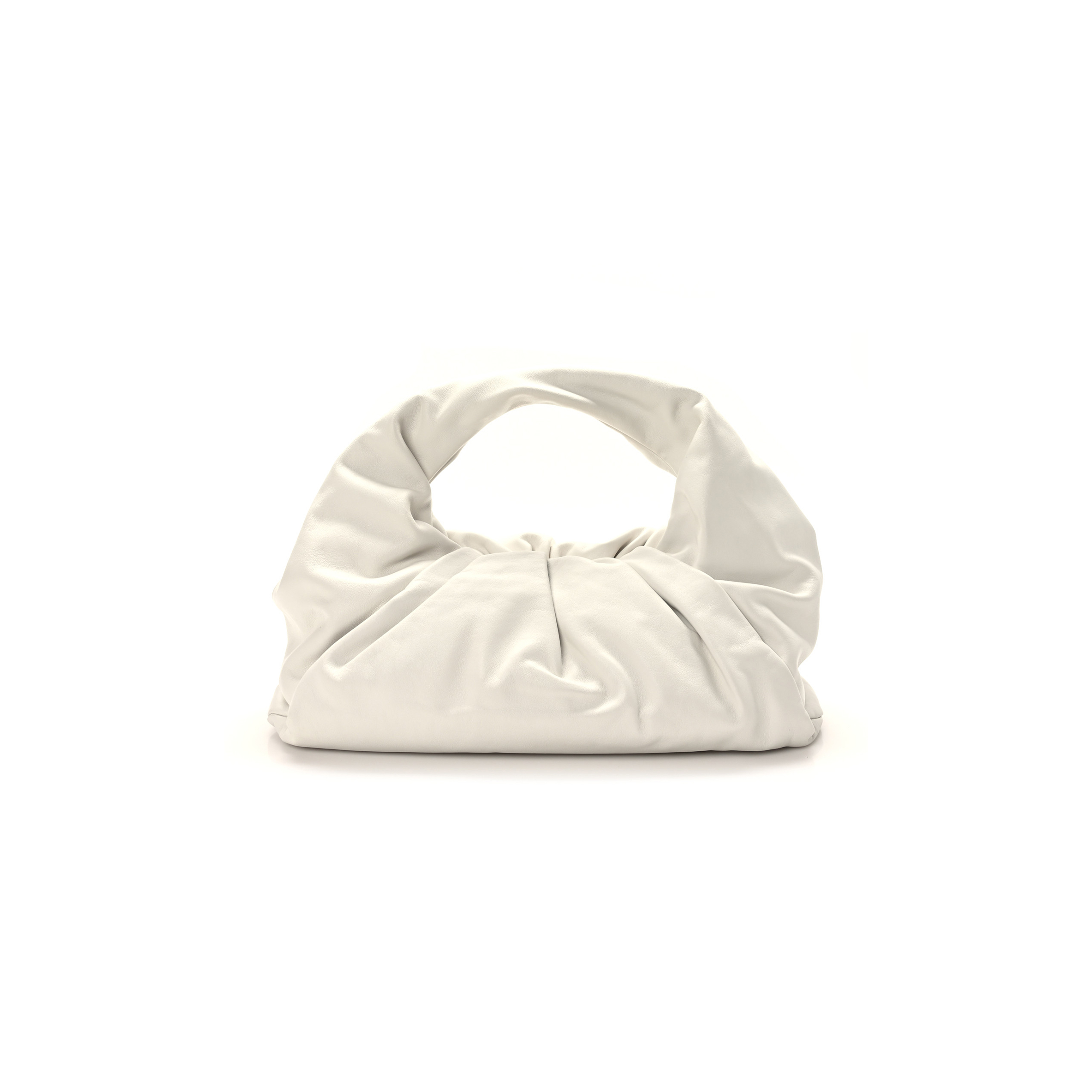 BOTTEGA VENETA SMOOTH BUTTER CALFSKIN SMALL THE SHOULDER POUCH PLASTER (37*23*11cm) BOTTEGA VENETA SMOOTH BUTTER CALFSKIN SMALL THE SHOULDER POUCH PLASTER (37*23*11cm)